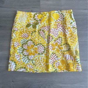 J. Crew Gold Mini Pencil Skirt Casual Resort Wear